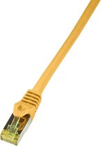 LogiLink CQ5047S netwerkkabel 1,5 m Cat6a S/FTP (S-STP) Geel