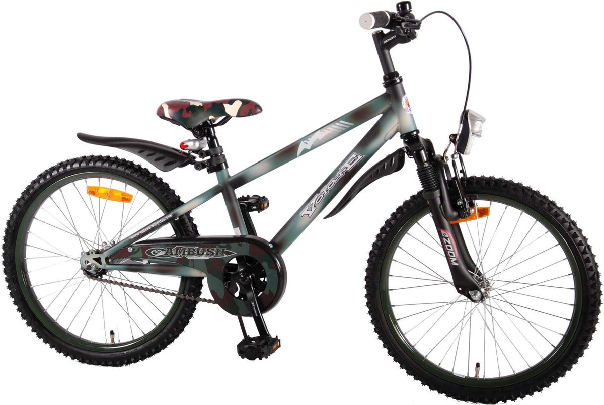 bol.com | Volare Ambush Junior Cross - Kinderfiets - 20 Inch - Jongens