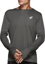 Asics Silver Longsleeve Top 2011A010-022, Mannen, Grijs, Longsleeve maat: L