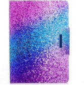 Shop4 - iPad 9.7 (2018) Hoes - Book Cover Glitters Gekleurd