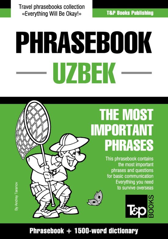 English-Uzbek phrasebook and 1500-word dictionary - cover