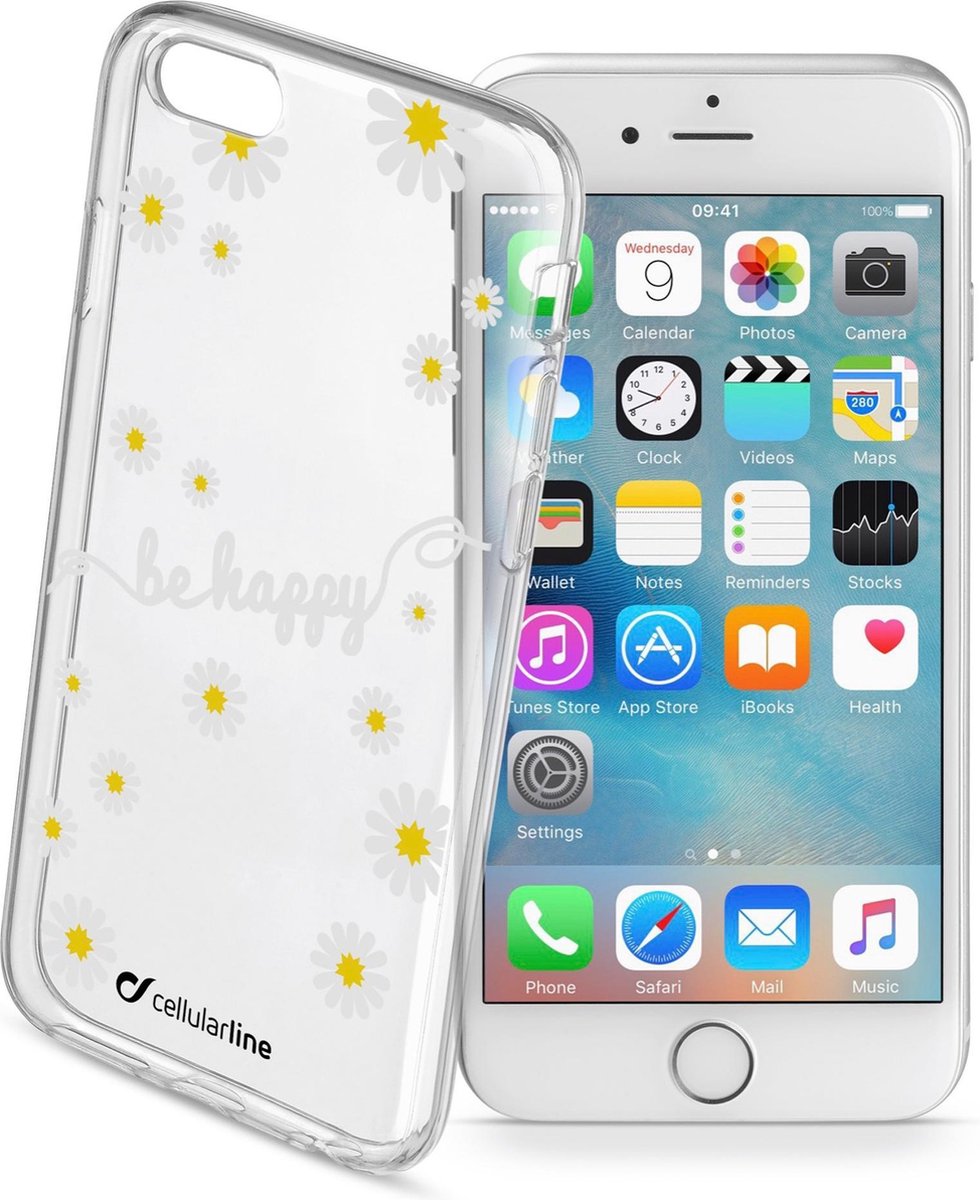 CELLULARLINE - iPhone 6/6s, hoesje, style, flower