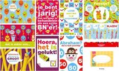 9 MAP wenskaarten met envelop - Everyday - geel - 9 x €1,99 - 15 x 10 cm