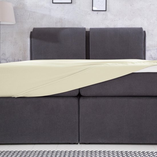 Lumaland Jersey hoeslaken voor waterbed of boxspring Elastische