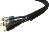 Bosscom kabel hoes met klitteband 50mm zwart per meter