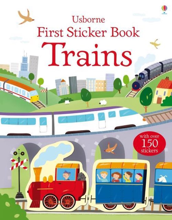 First Sticker Book Trains - cover