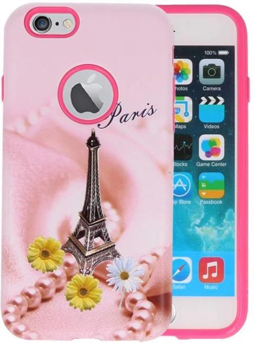 3D Print Hard Case - Hoesje Geschikt voor iPhone 6 Paris