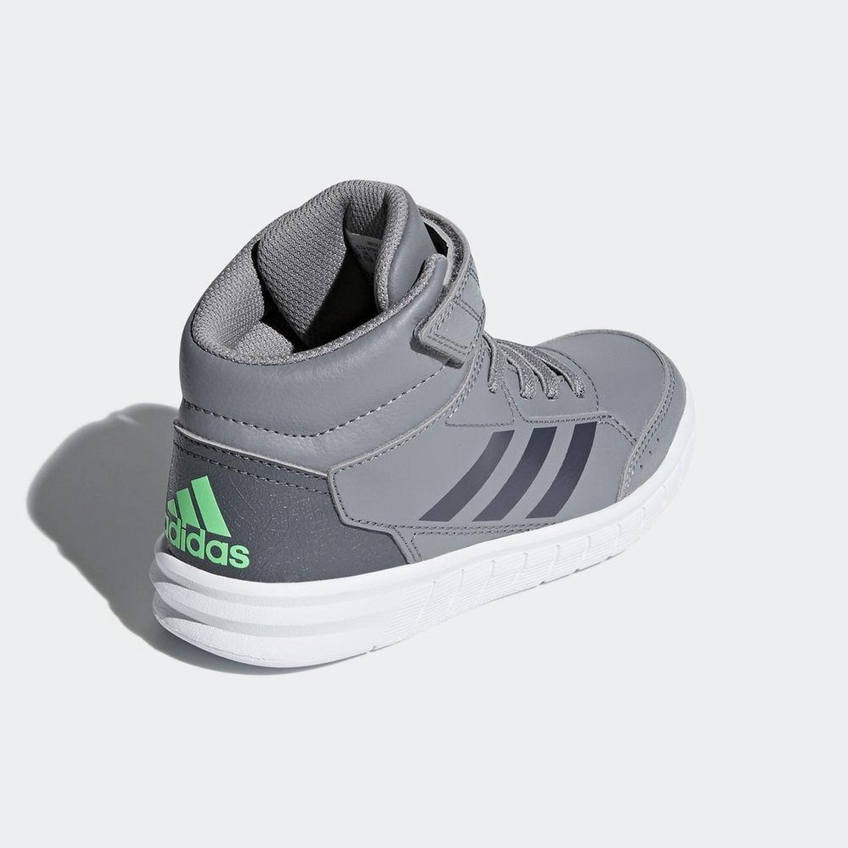 adidas Altasport Mid EL K Sneakers Kinderen - Grey Three F17/Grey Five/  Shock Lime | bol.com
