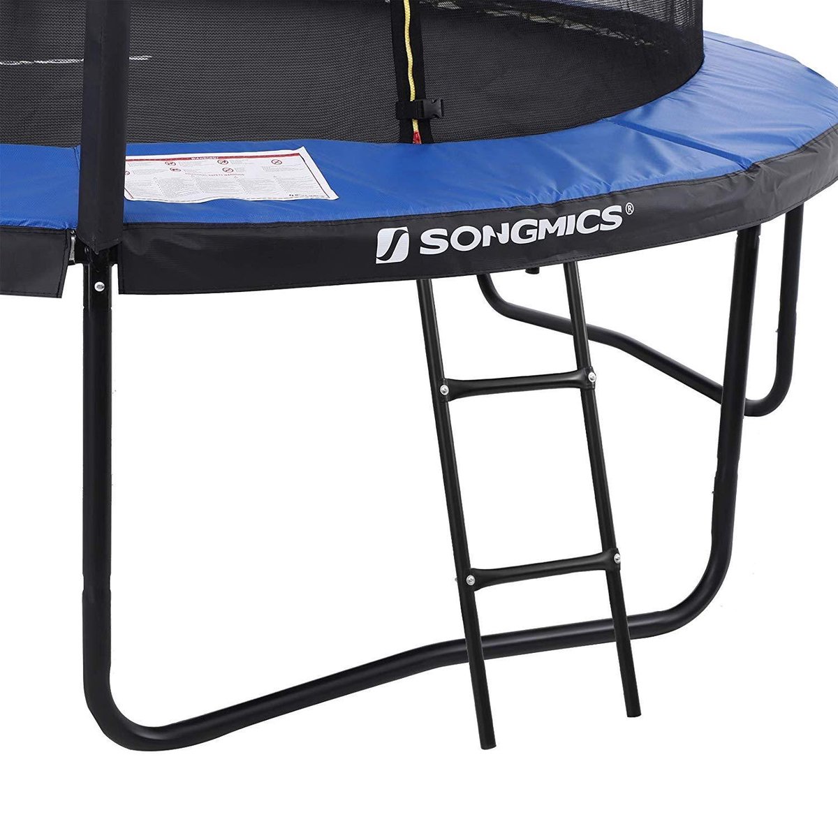 Ronde Trampoline Set Met Beschermrand Trampolineladder & Veiligheids
