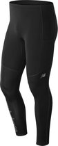 New Balance Heat Tight Hardloopbroek Heren - Black - Maat S