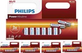 60 Stuks (5 blisters a 12st) - AA R3 Philips Power Alkaline