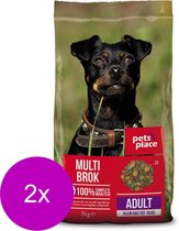 Pets Place Adult Mini Poultry & Meat - Nourriture pour chiens - 2 x 3 kg