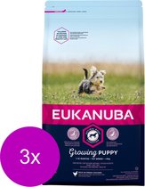 Eukanuba Growing Puppy Toy Breed - Hondenvoer - 3 x Kip 2 kg