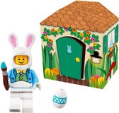 Lego 5005249 Lapin de Pâques mini-poupée lego dans une maison en carton