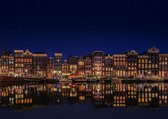 Fine Art foto achter Acrylglas op Dibond. Amsterdamse grachten. Moresquare (50x60 cm)