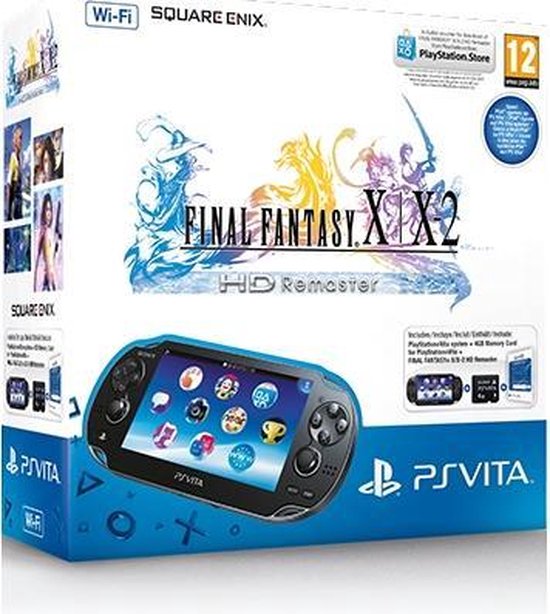 Playstation Vita Black Wifi + 4Gb Mc + Final Fantasy X1 & X2