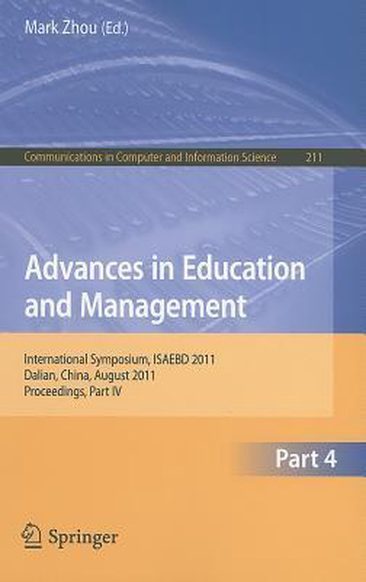 Advances in Education and Management - cover