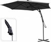 Ambiance - Push-up zweefparasol - Ø300cm - antraciet
