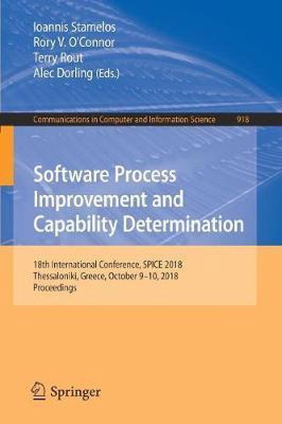 Communications in Computer and Information Science918- Softw ... - cover