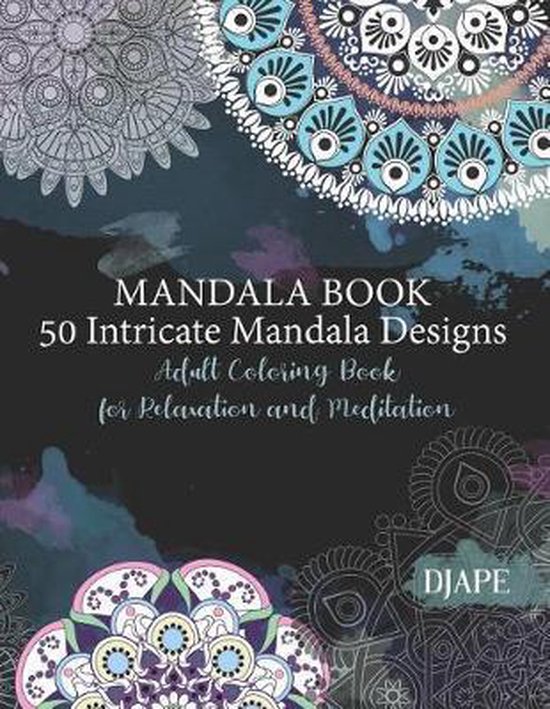 Mandala Coloring Books for Adults- Mandala Book - 50 Intrica ... - cover