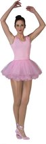Funny Fashion - Dans & Entertainment Kostuum - Ballerina Vrouw Roze Kostuum - Roze - Maat 32-34 - Carnavalskleding - Verkleedkleding