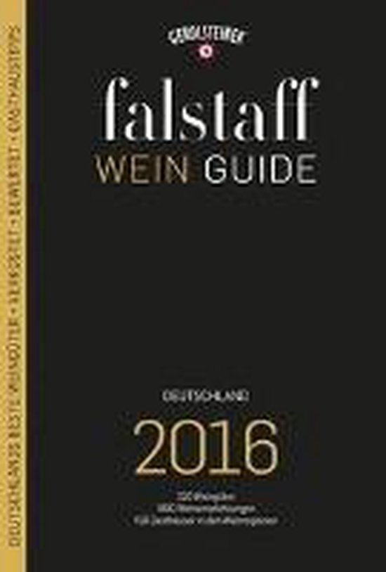 Falstaff Weinguide Deutschland 2016 - cover