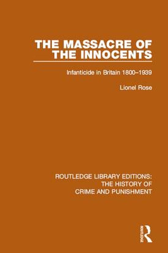 Routledge Library Editions: The History of Crime and Punishm ... - cover