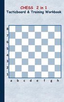 Chess 2 in 1 Tacticboard and Training Workbook