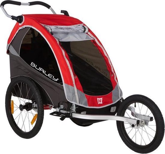 Fietskardeel burley jogger kit solo zonder rem ZWART