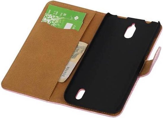 Coque Huawei Ascend Y625 Lizard Bookstyle Rose