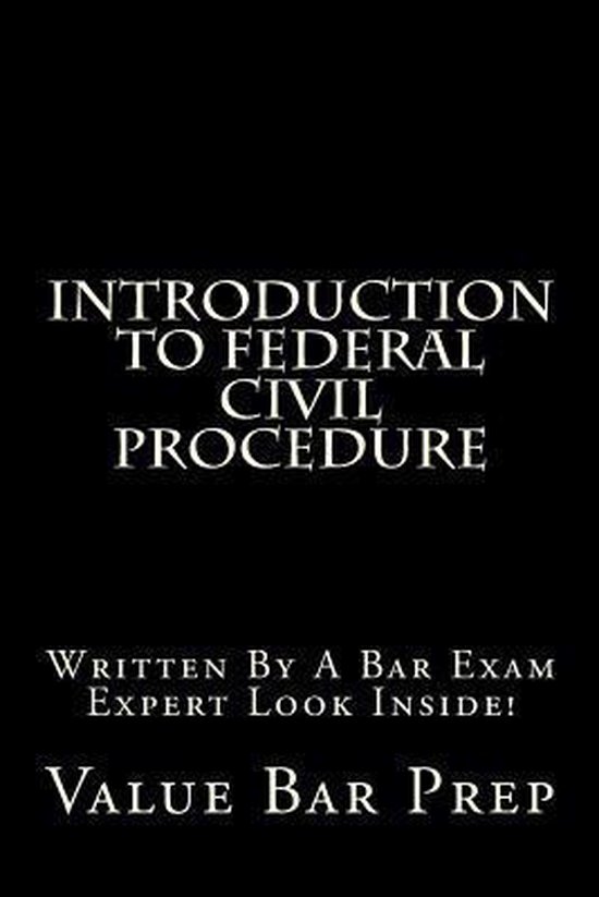Introduction To Federal Civil Procedure - cover
