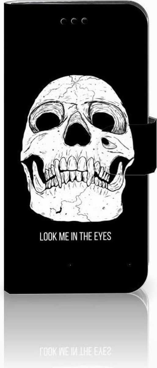 Telefoonhoesje met Naam Huawei P10 Lite Skull Eyes