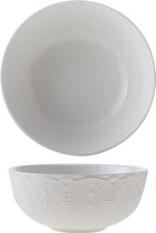 Cosy&Trendy Belvedere White Kommetje - Ø 15.3 cm x 6.5 cm - Set-4