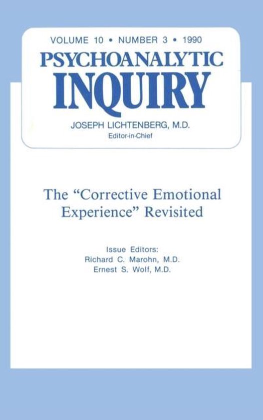 The Corrective Emotional Experience Revisited - cover