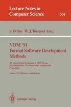 VDM '91. Formal Software Development Methods. 4th International Symposium of VDM Europe, Noordwijkerhout, The Netherlands, October 21-25, 1991. Proceedings: Volume 1