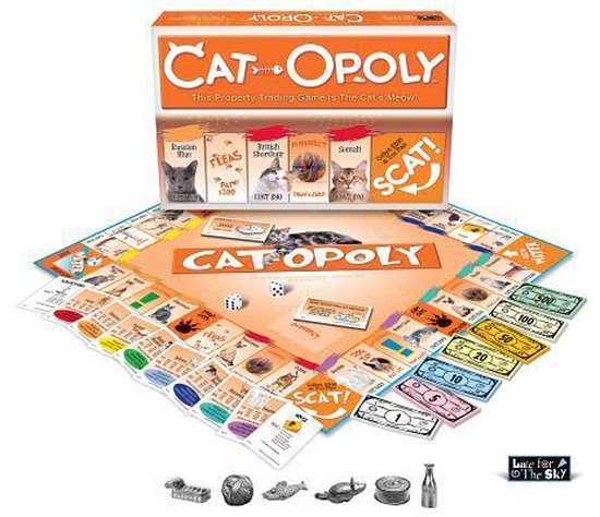 Thumbnail van een extra afbeelding van het spel Cat-Opoly - bordspel