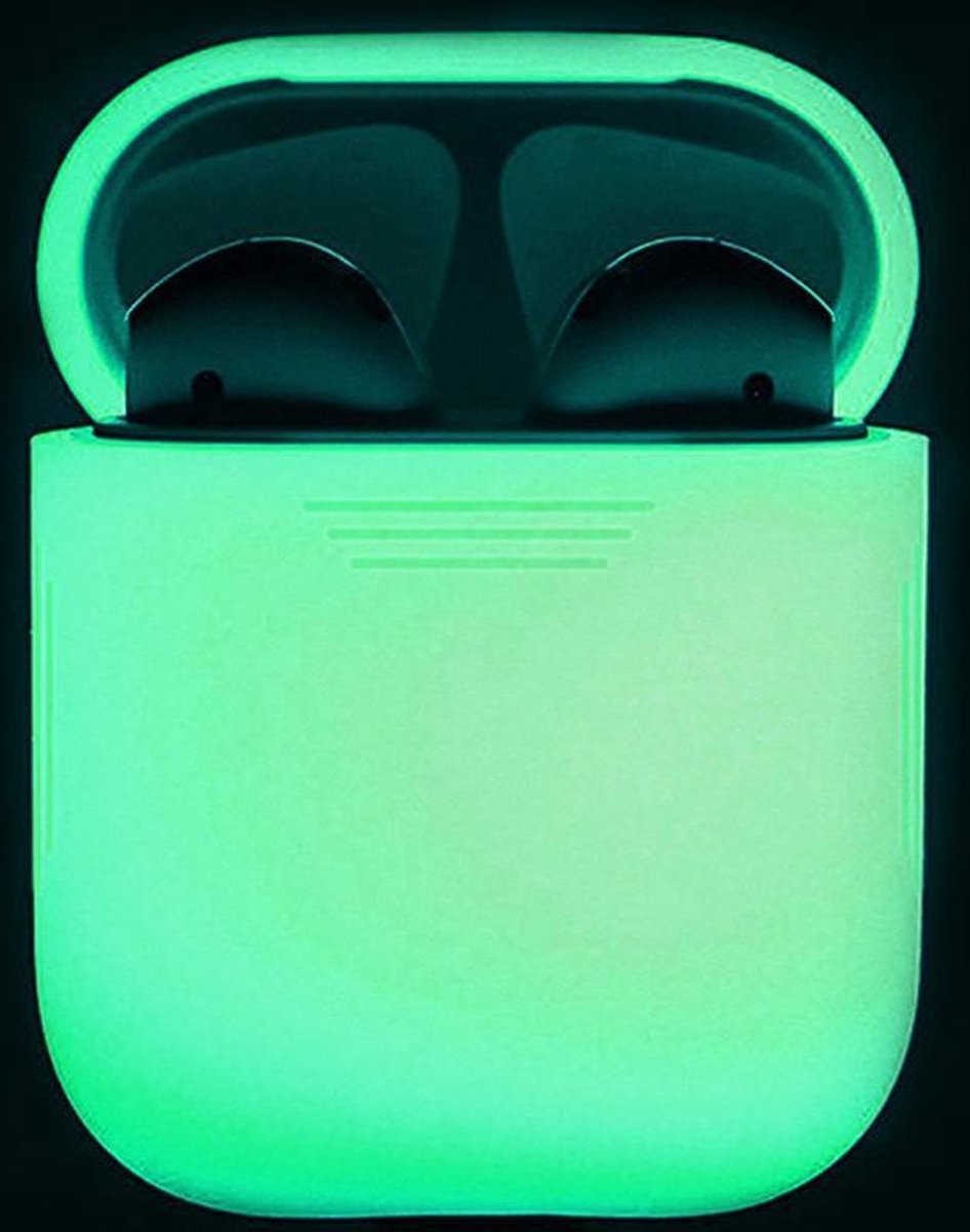 Siliconen case | geschikt voor airpods | glow in the dark