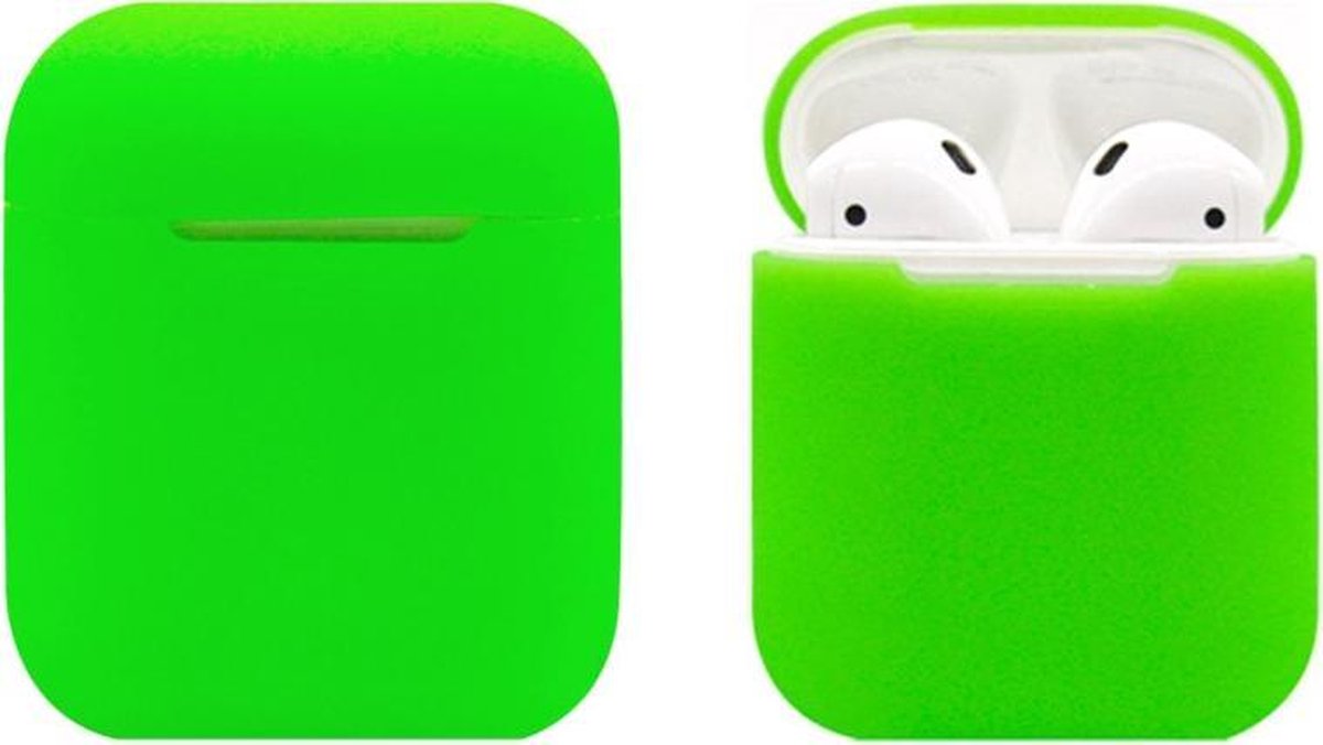 Siliconen case | geschikt voor airpods | groen