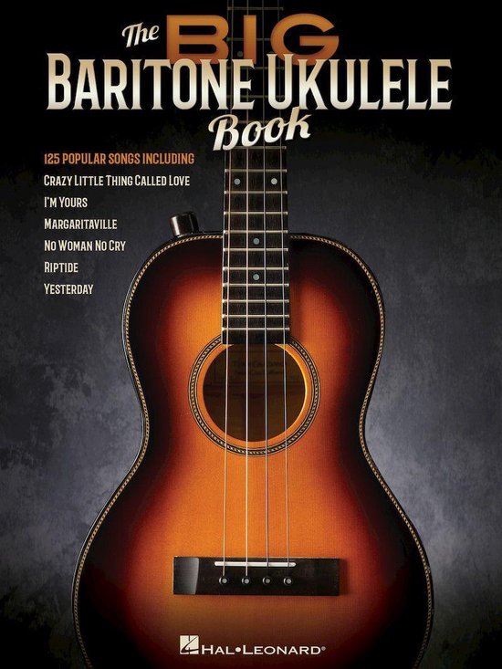 The Big Baritone Ukulele Book - cover