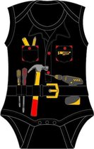 Fun2Wear Handyman Romper zwart maat 62