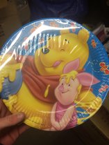 Winnie the pooh feest bordjes 10 stuks