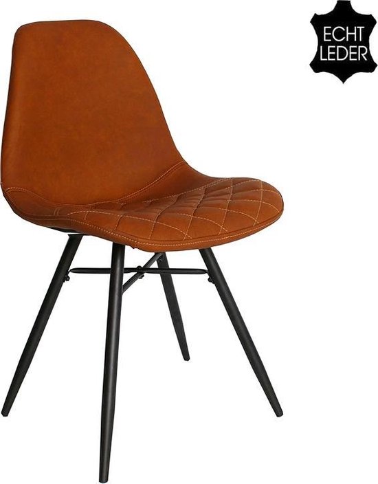 | Leren eetkamerstoel Hunter cognac Grace Eetkamerstoel Cognac | Eetkamerstoelen, Eetkamertafel