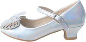 Spaanse Prinsessen schoenen vlinder - zilver  - bruids schoenen - communie - maat 27 (binnenmaat 17,5 cm)