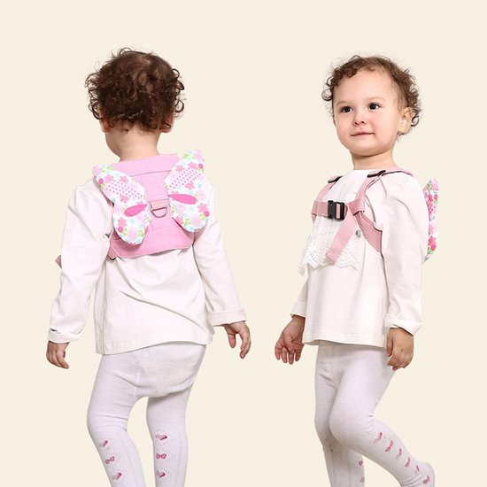 MijnNami Vlindertuigje - 2-in-1 Polstuigje met slot en harnastuigje - Tuigje Kind - Harness Buddy - Kindertuigje - Looplijn van MijnNami — afbeelding 4