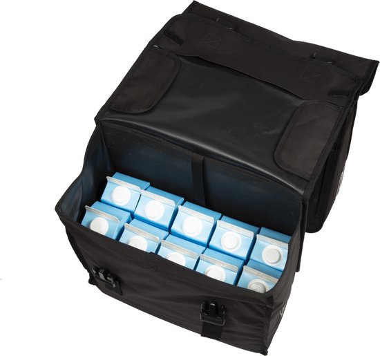 Basil Mara XXL Dubbele fietstas - Zwart - 36 Liter van Basil — afbeelding 3