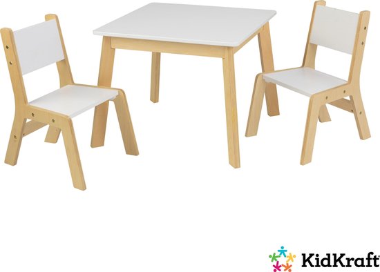 Moderne set met tafel en 2 stoelen - Kidkraft (27025) | bol.com