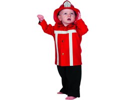 Baby Brandweerpakje - Maatkeuze: Maat 98