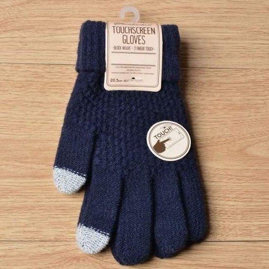 Niwicee Winterhandschoenen, warme gebreide touchscreen-handschoenen, wollen thermische handschoenen, koudebestendige wanten met elastische winddichte manchet voor mannen en vrouwen, Beige, Women