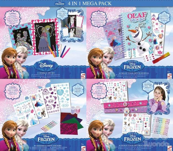 Disney Frozen - 4 In 1 Mega Pack