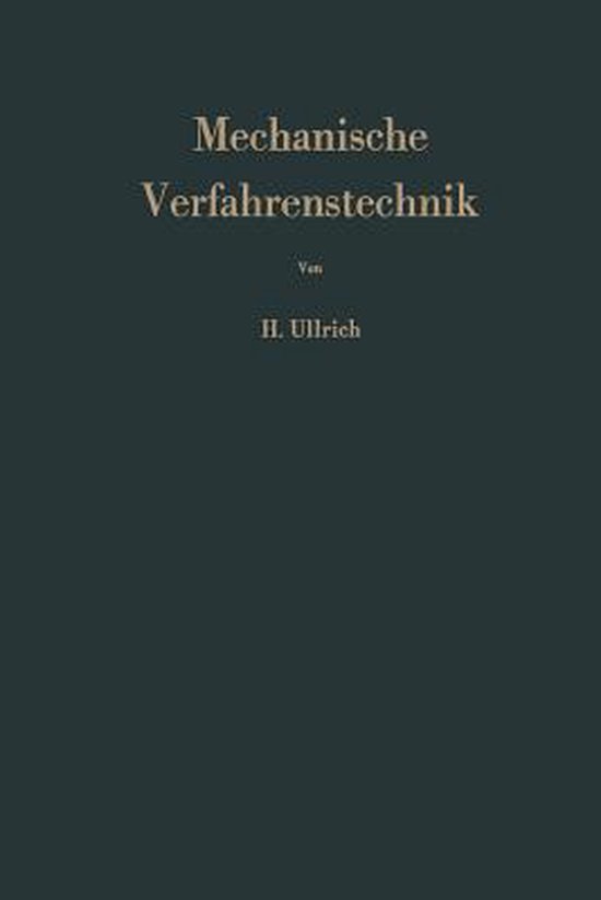Mechanische Verfahrenstechnik